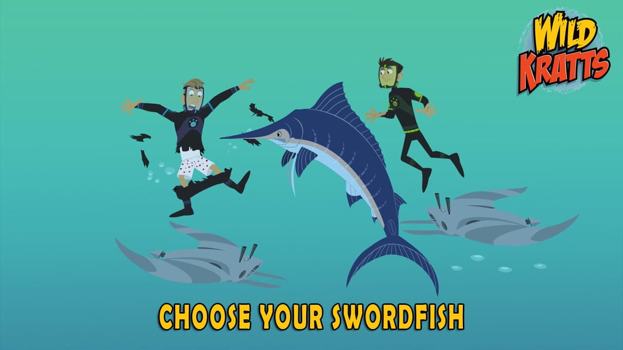Still from Choose Your Swordfish