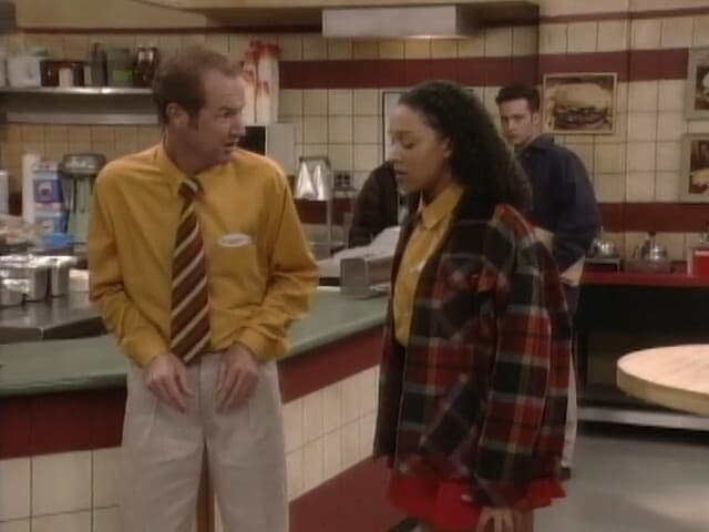 Still from Twins Get Fired