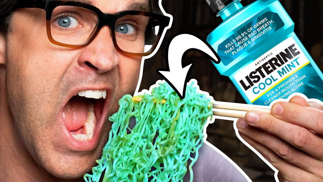 Still from Cooking Ramen In Different Liquids (Taste Test)