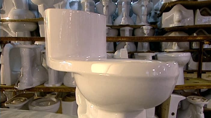Still from Hearing Aids, 3-D Puzzles, Rubber Mats, Toilets