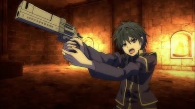 Still from Labyrinth and Magic Gunner
