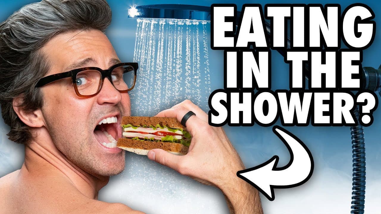 Still from Ranking Weirdest Bathroom Habits