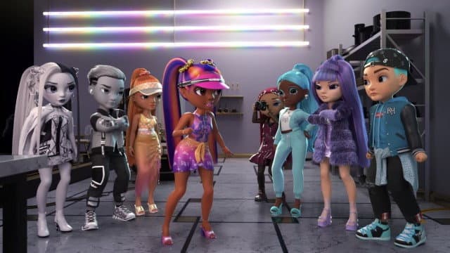 Still from Rainbow Vision Rifts “Audition Begins”