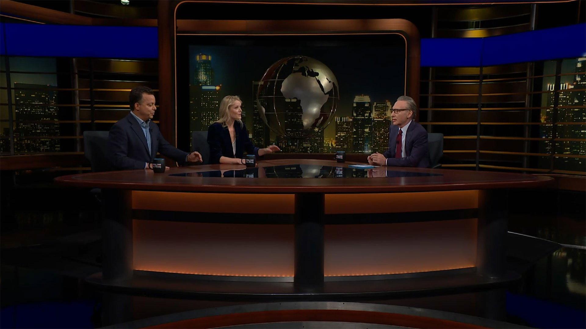 Still from December 8, 2023: Greg Lukianoff, Jane Ferguson, John Avlon