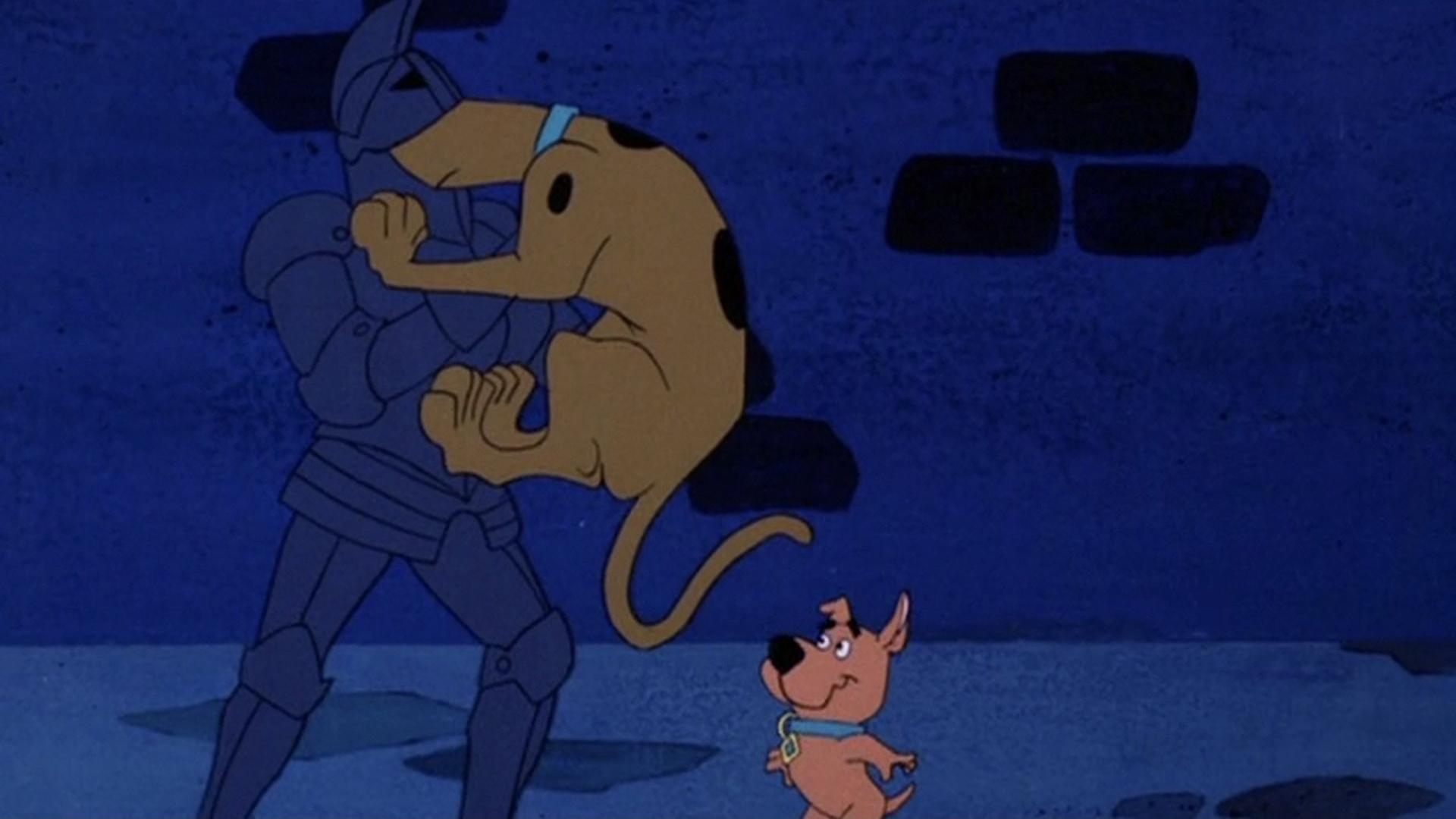 Still from Sir Scooby and the Black Knight