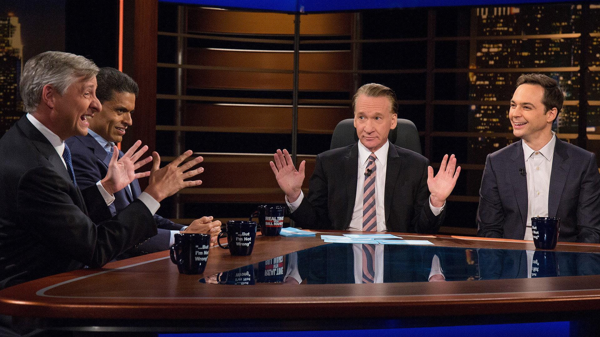 Still from Richard Dawkins; Jon Meacham and Fareed Zakaria; Jim Parsons