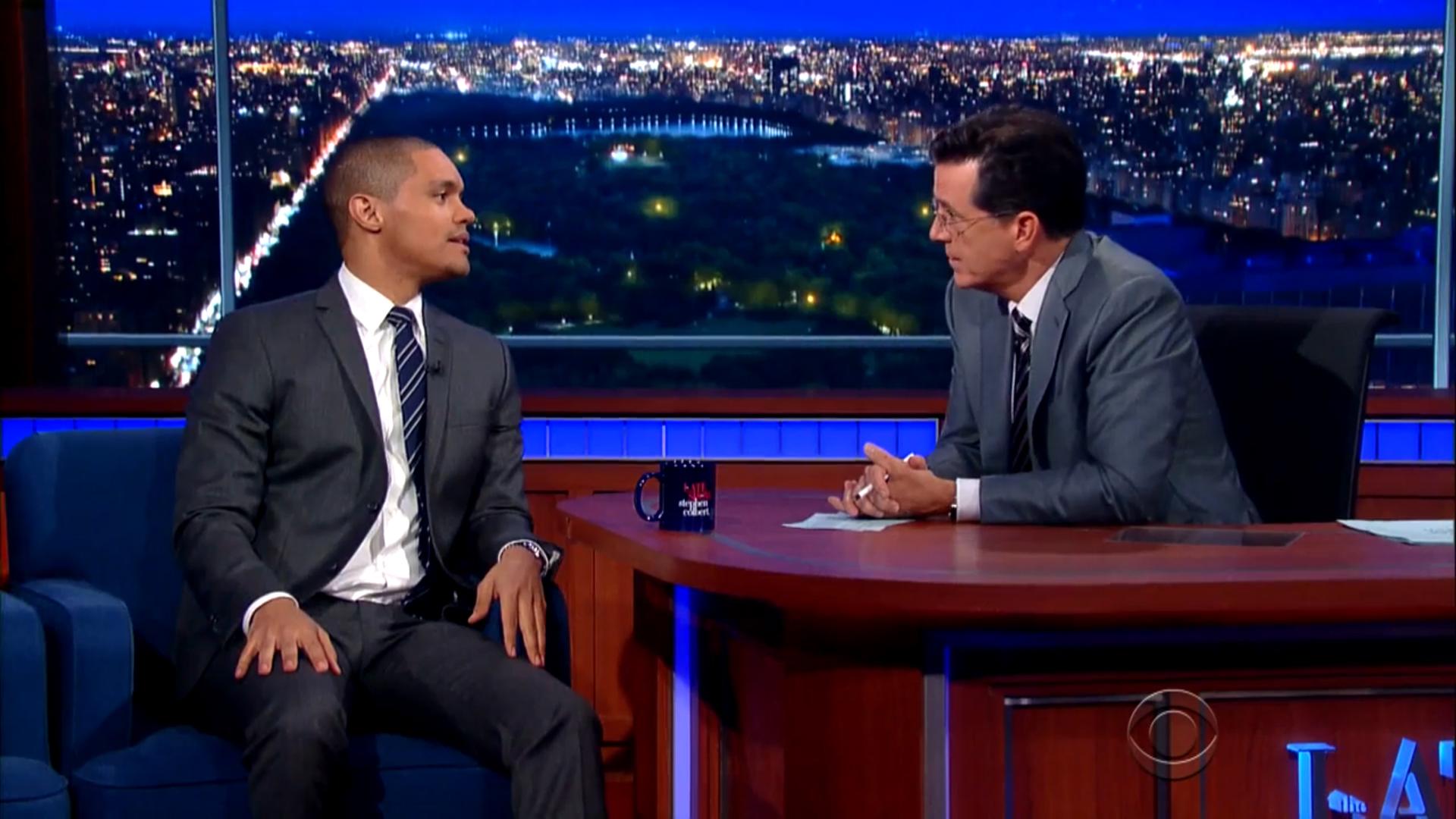 Still from Trevor Noah, U.N. Ban Ki-Moon, Chris Stapleton