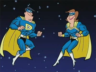 Still from Mighty Mom and Dyno Dad