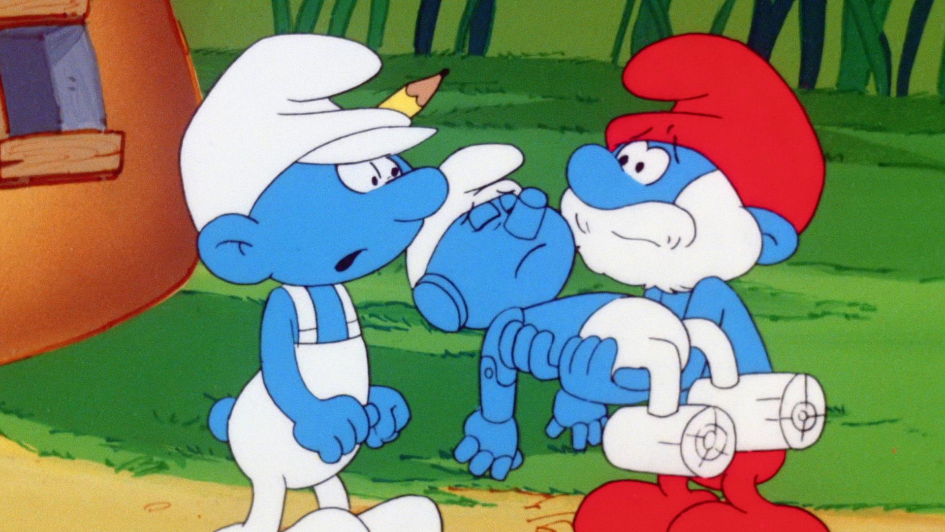 Still from Return of Clockwork Smurf