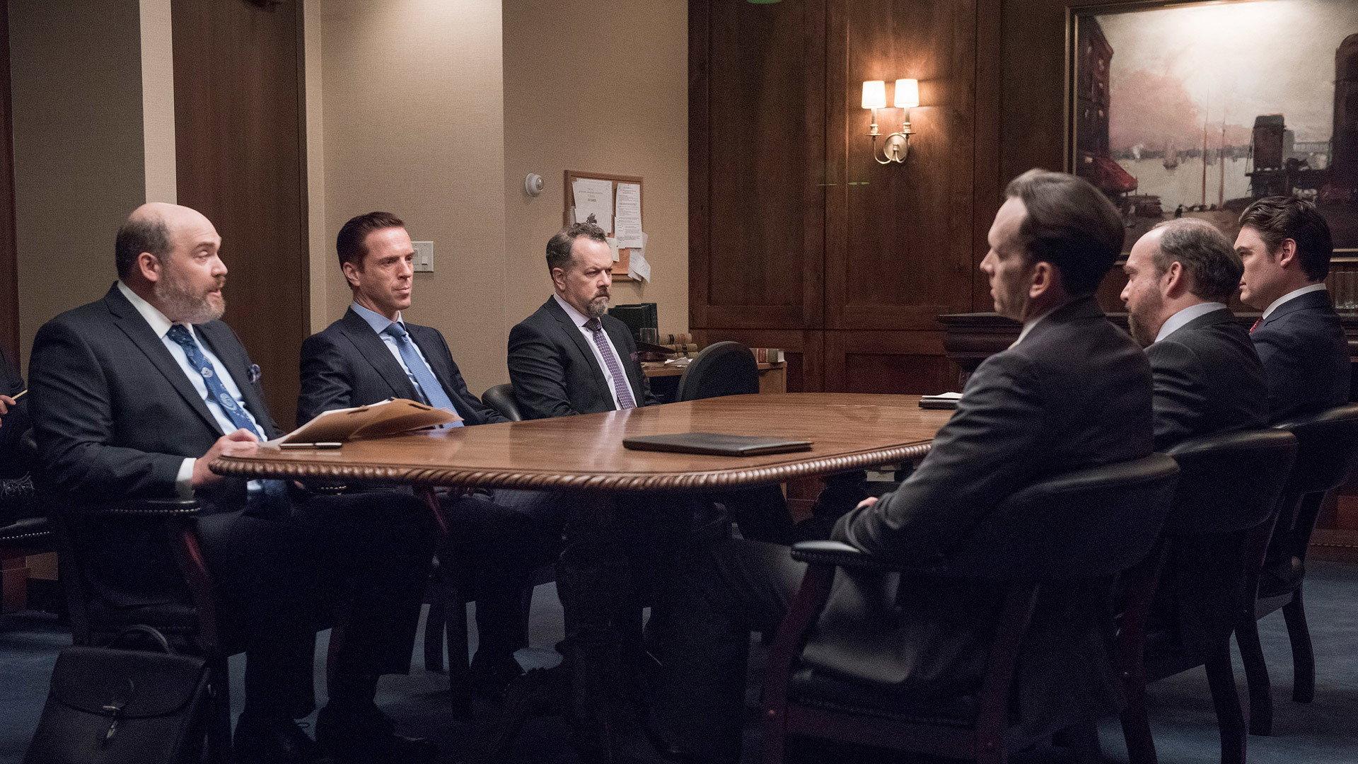 Still from The Deal