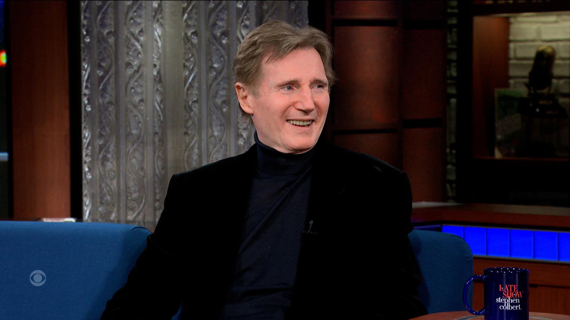 Still from 3/27/24 (Liam Neeson, Fareed Zakaria)