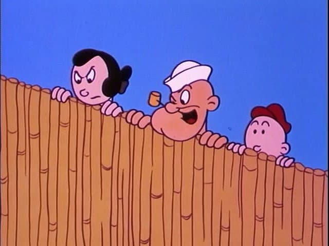 Still from Popeye's Cool Pool