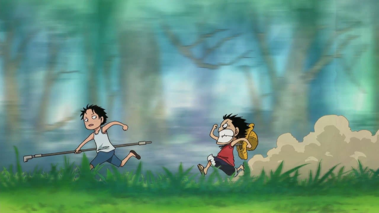Still from Luffy and Ace! The Story of How the Brothers Met!