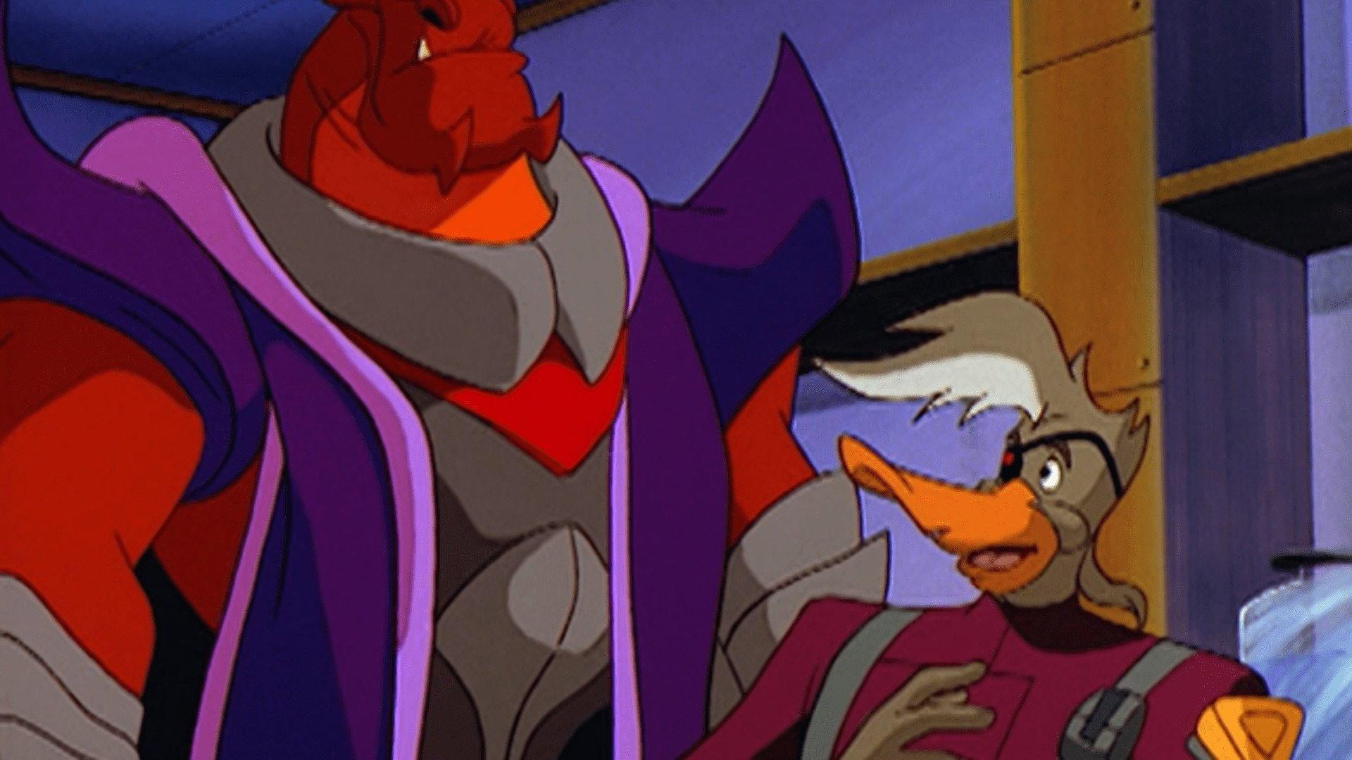 Still from Duck Hard
