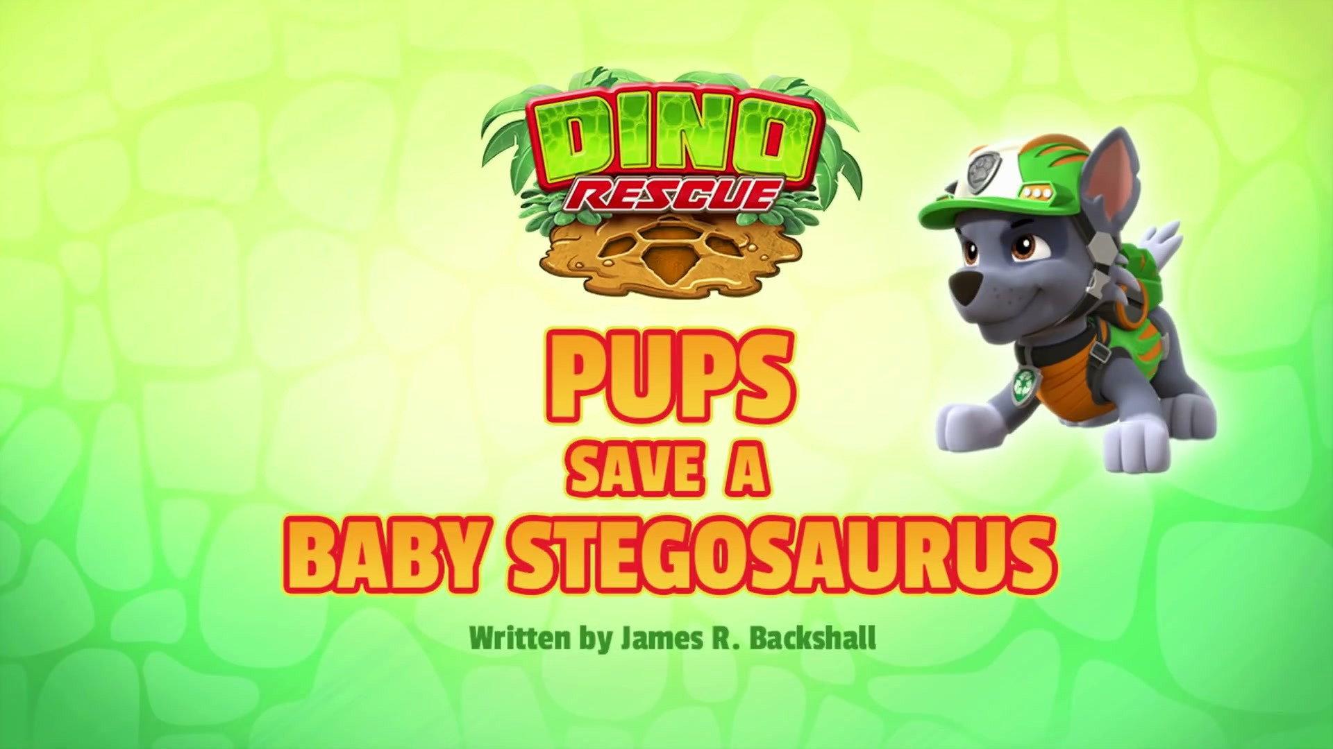 Still from Dino Rescue: Pups Save a Baby Stegosaurus