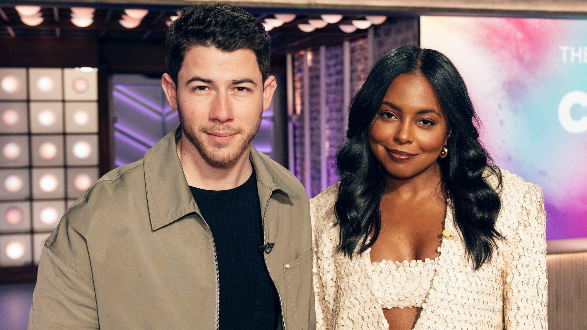 Still from Nick Jonas, Adrienne Warren, Meghann Fahy, Brandon Sklenar