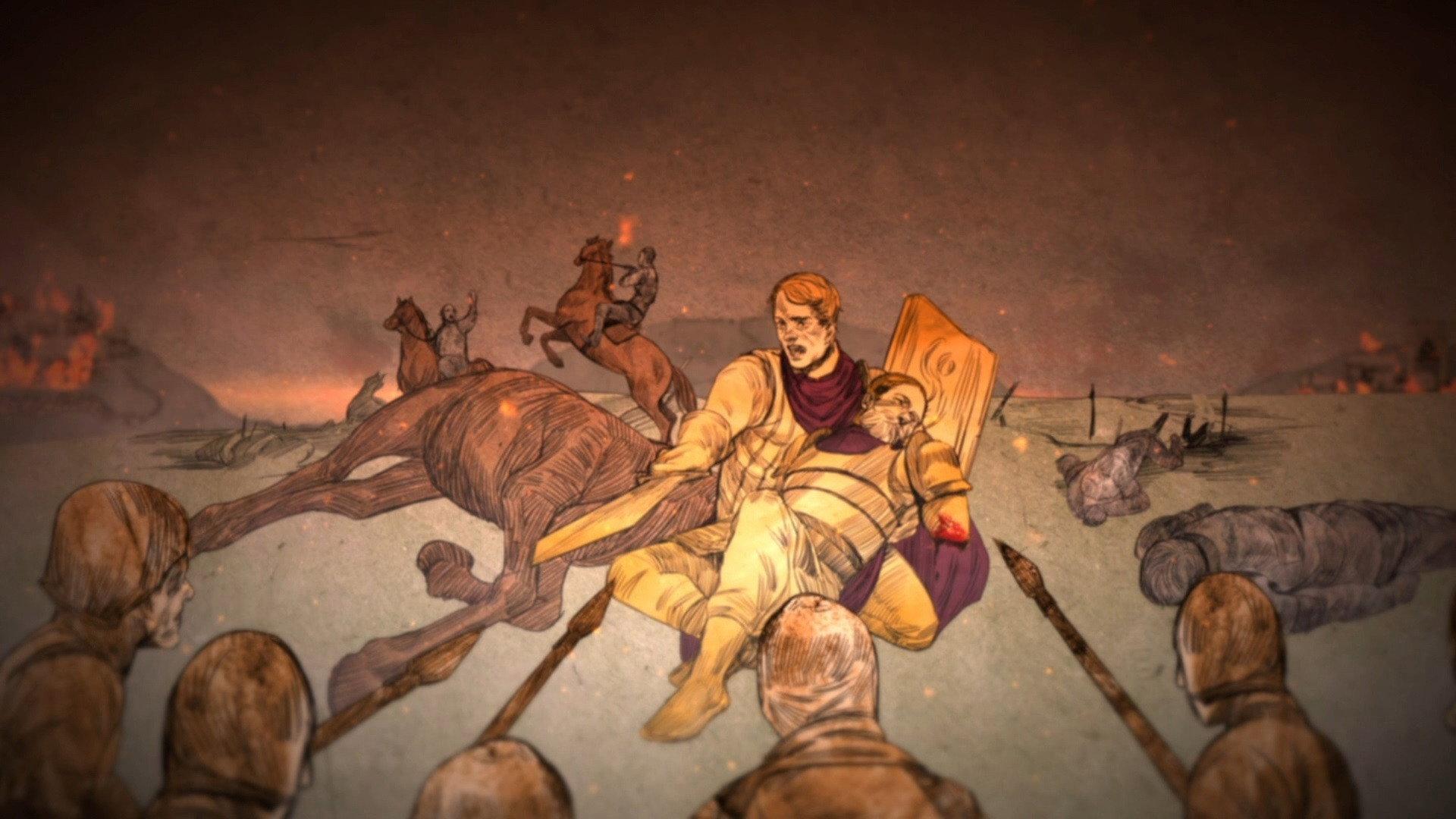 Still from Histories & Lore: Sellswords & Hedge Knights