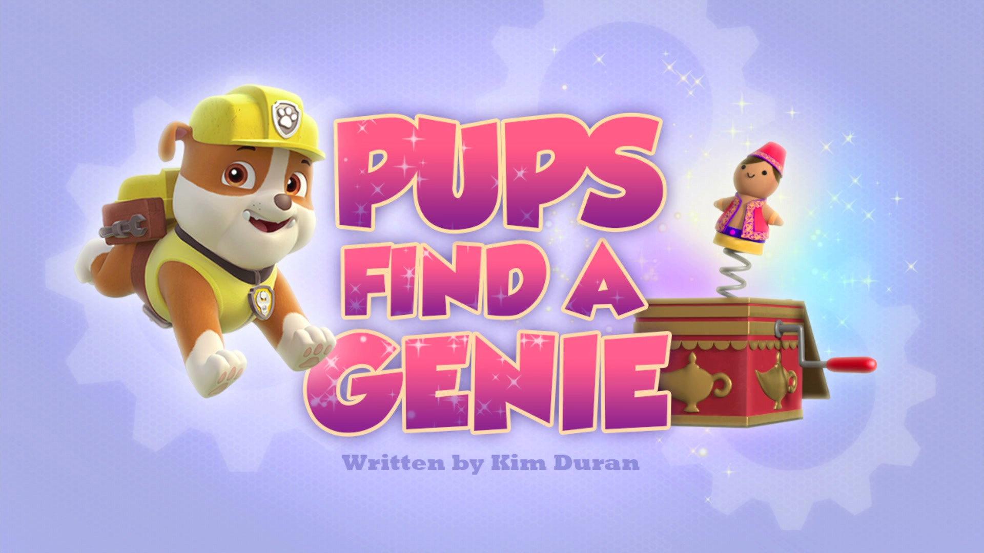Still from Pups Find a Genie
