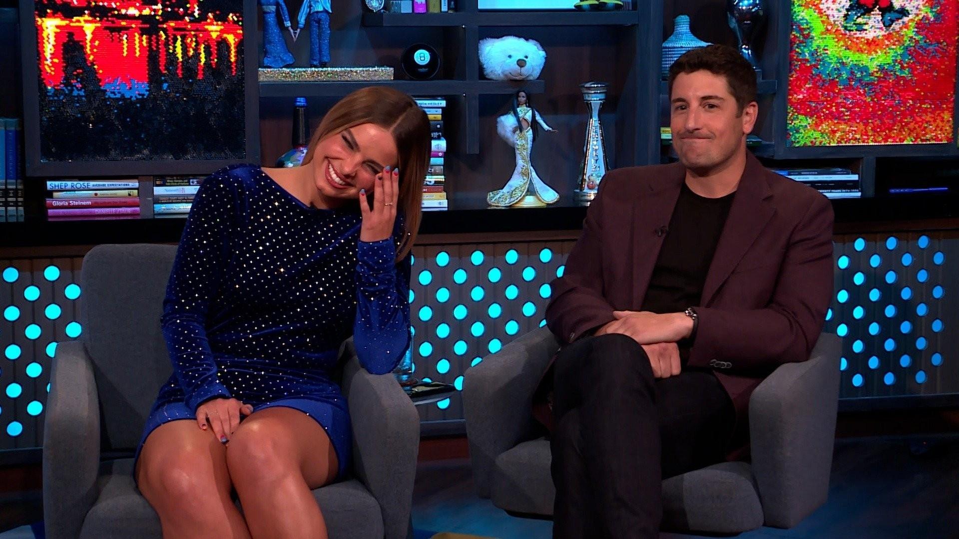 Still from Addison Rae and Jason Biggs