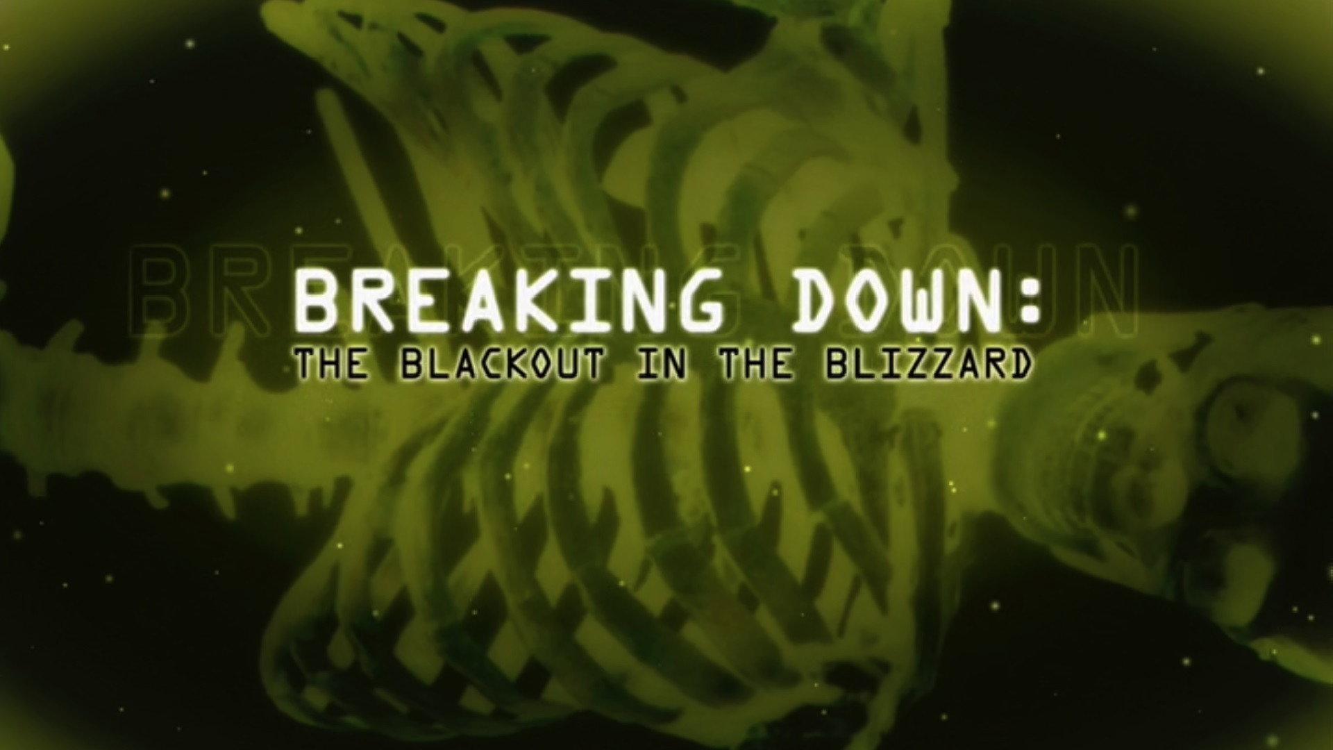 Still from Breaking Down: The Blackout in the Blizzard