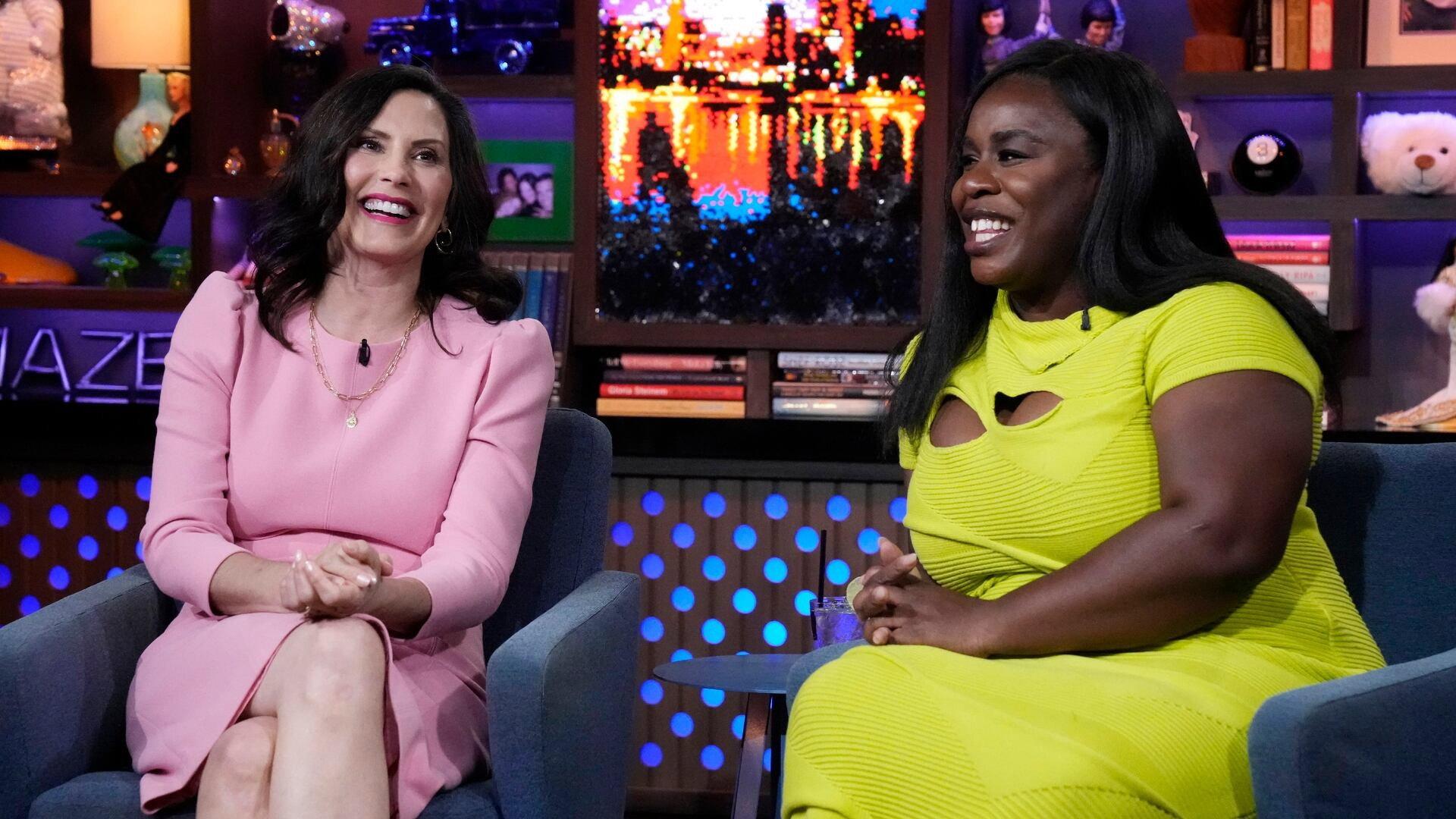 Still from Governor Gretchen Whitmer and Uzo Aduba