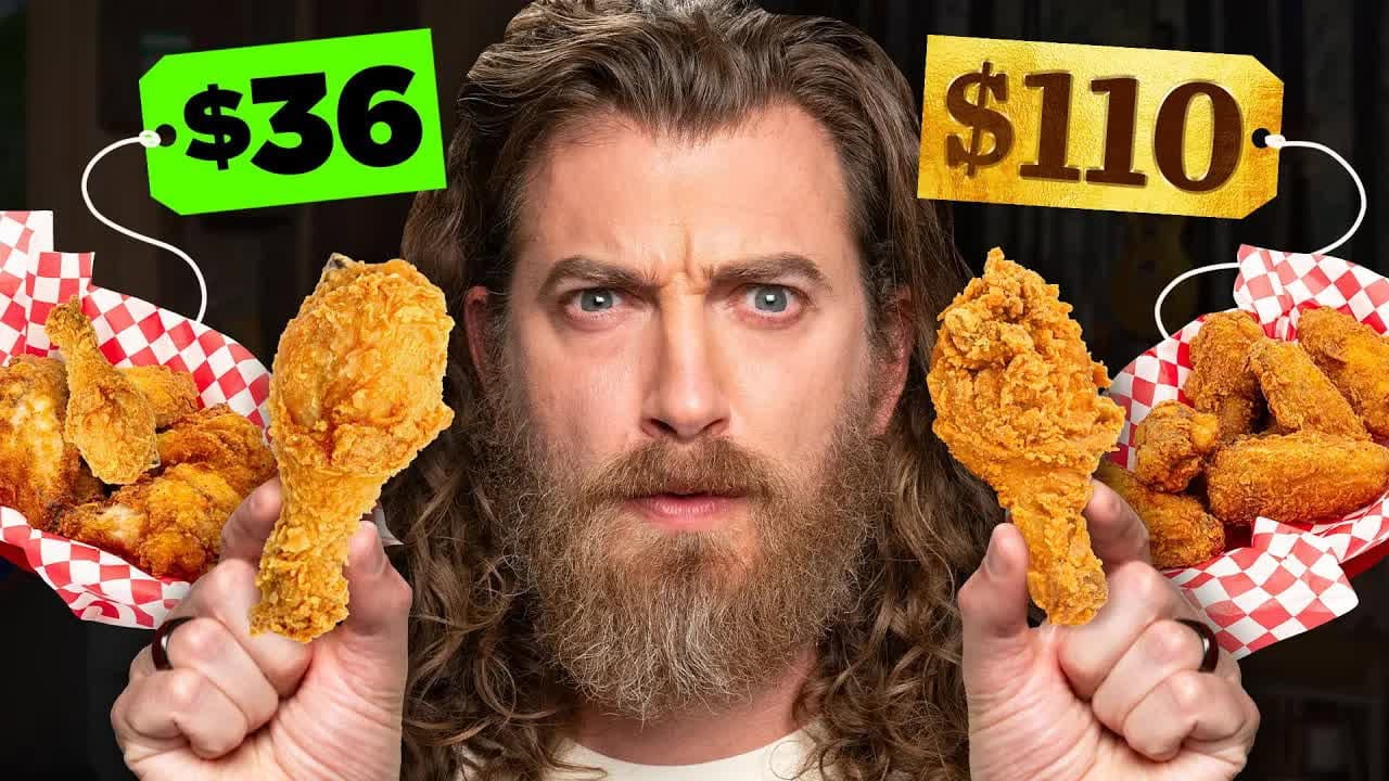 Still from Cheap vs. Expensive Grocery Stores (Taste Test)