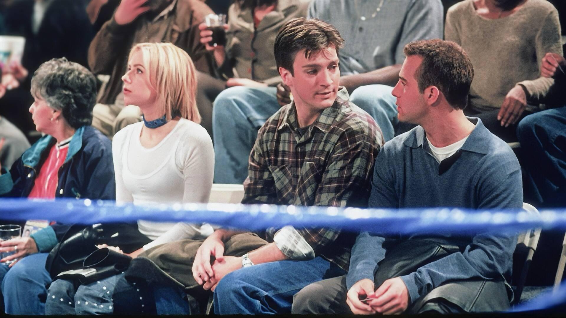 Still from Two Guys, a Girl and a Fighter