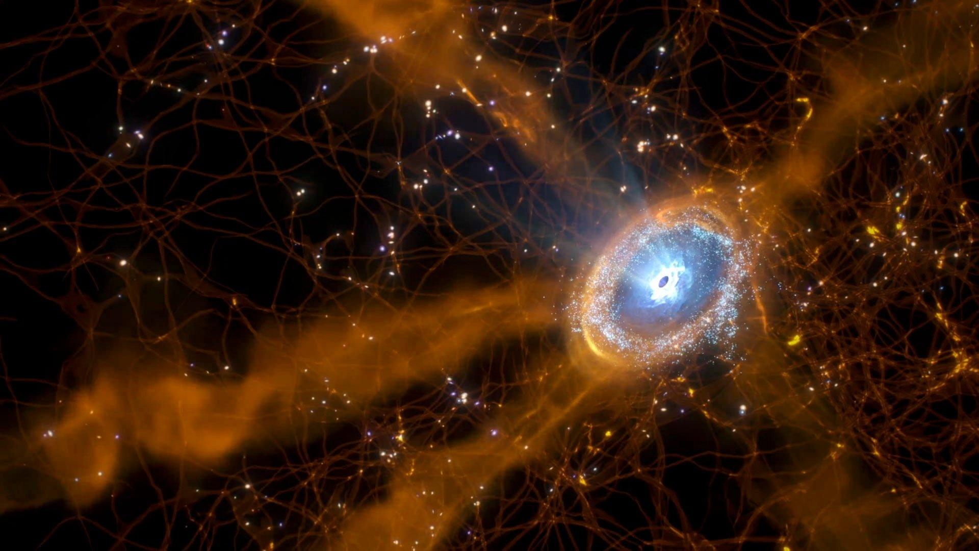 Still from Secrets of the Cosmic Web