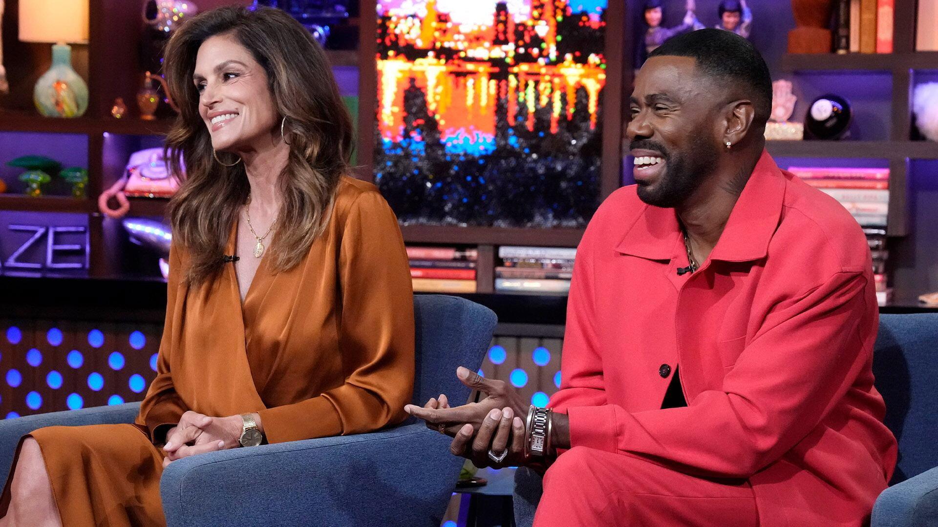 Still from Cindy Crawford and Colman Domingo
