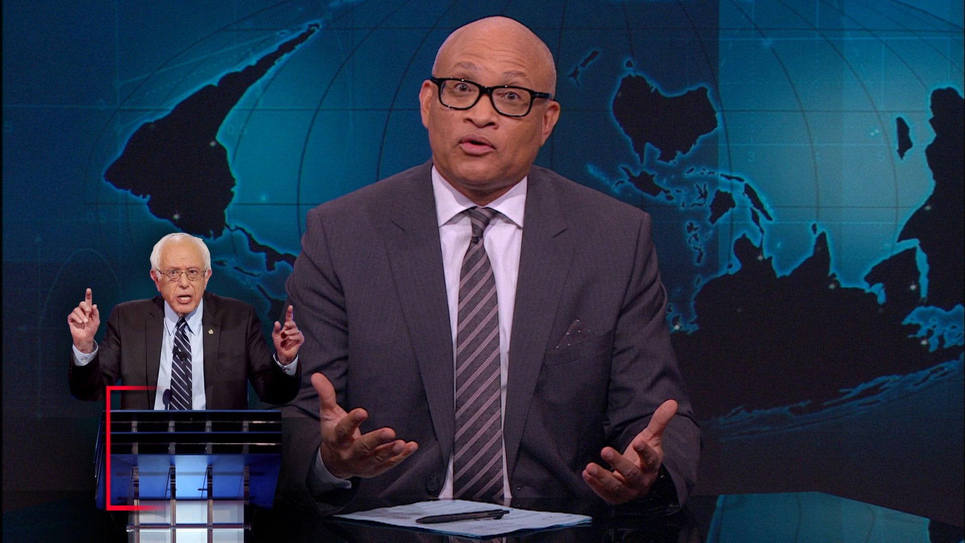 Still from Democratic Presidential Debate