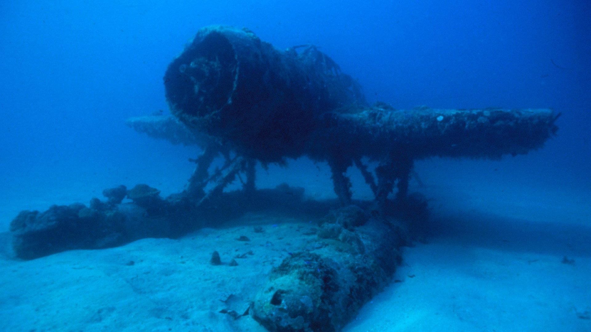Still from War Wrecks in the Coral Seas