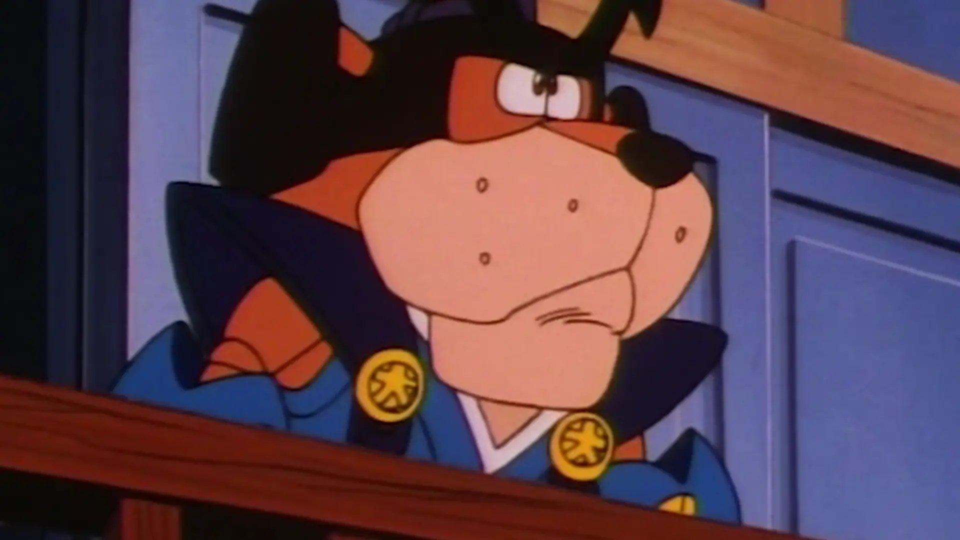 Still from Samurai Savings Time