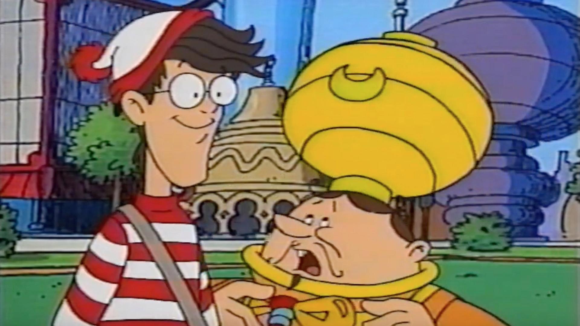 Still from The Meanie Genie of Aladdin's Lamp