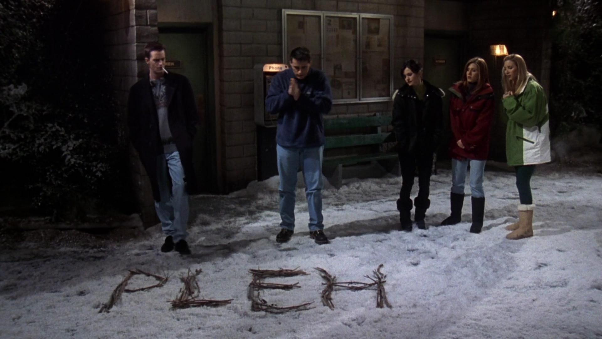 Still from The One Without the Ski Trip