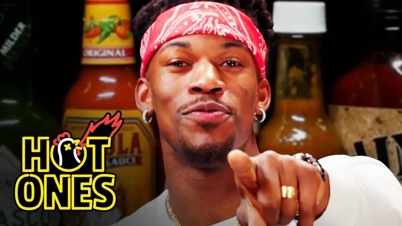 Still from Jimmy Butler Goes Rocky Balboa on Spicy Wings