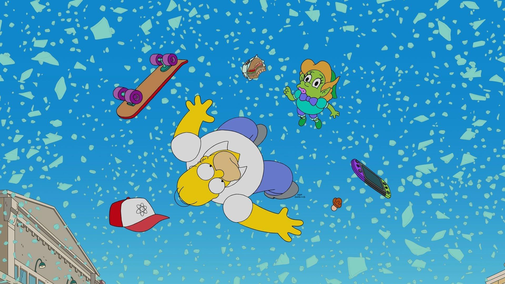 Still from Homer's Adventures Through the Windshield Glass