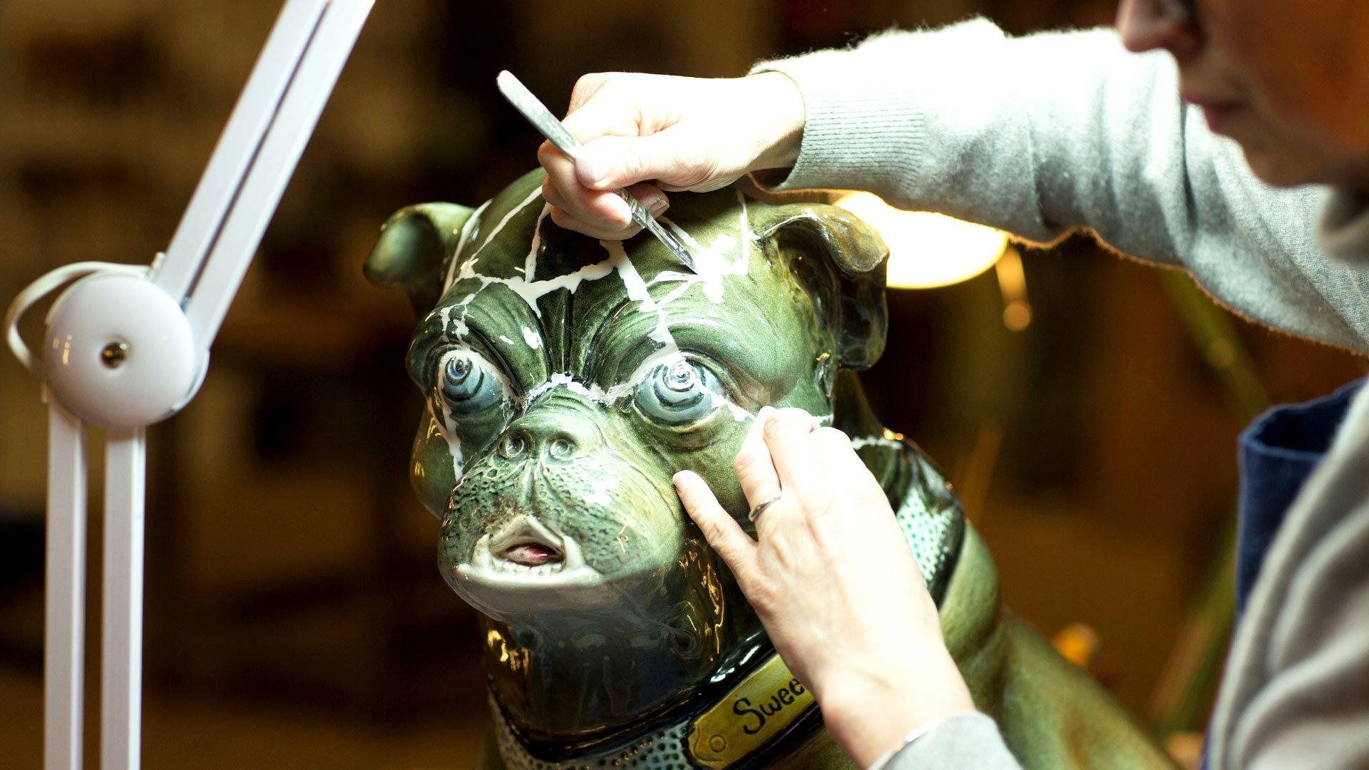 Still from Ceramic Bulldog