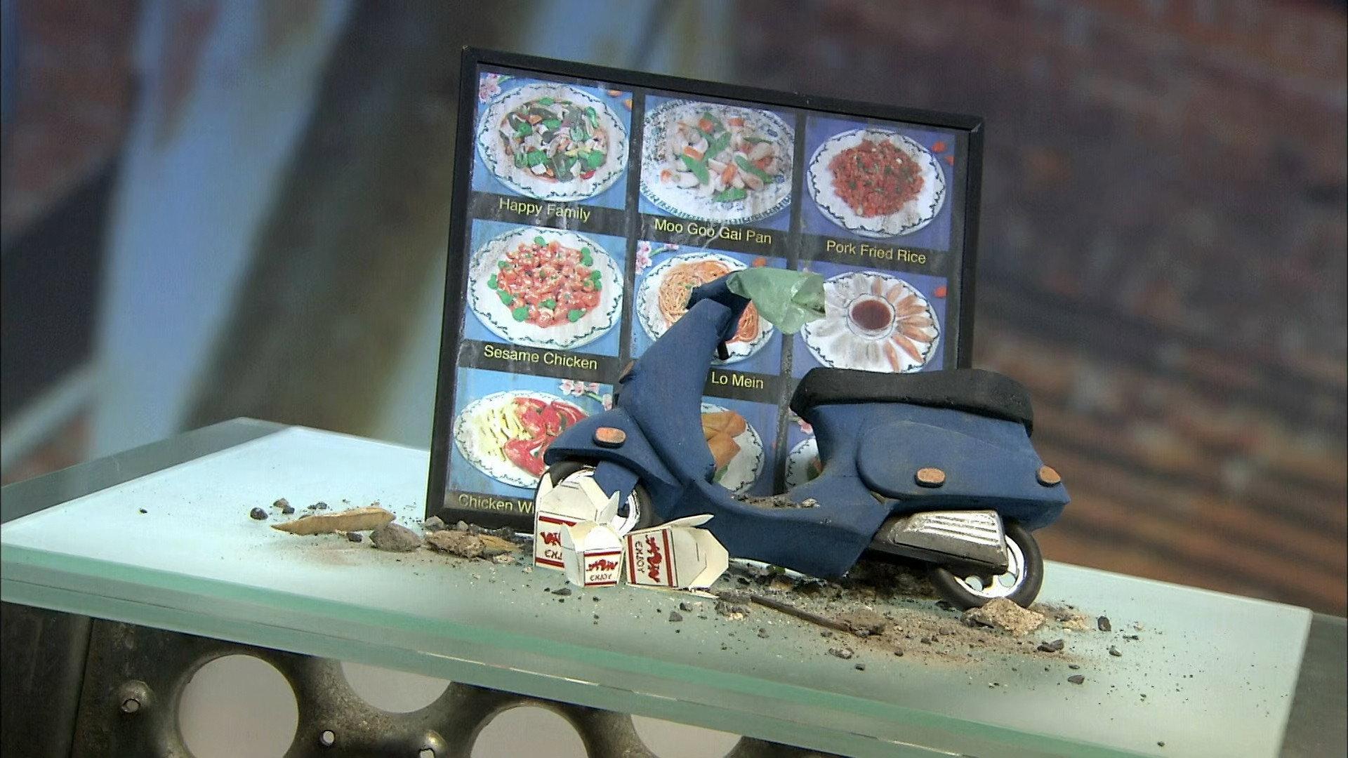 Still from Saunas, Wheelchair Lifts, Dioramas