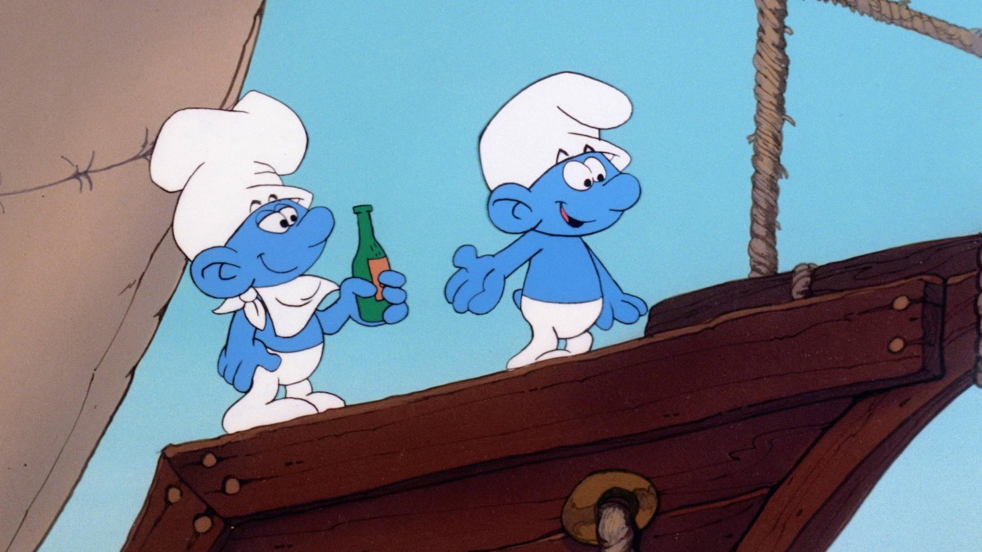 Still from Smurfs At Sea