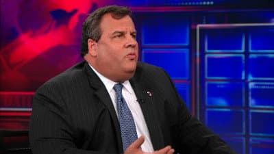 Still from Chris Christie