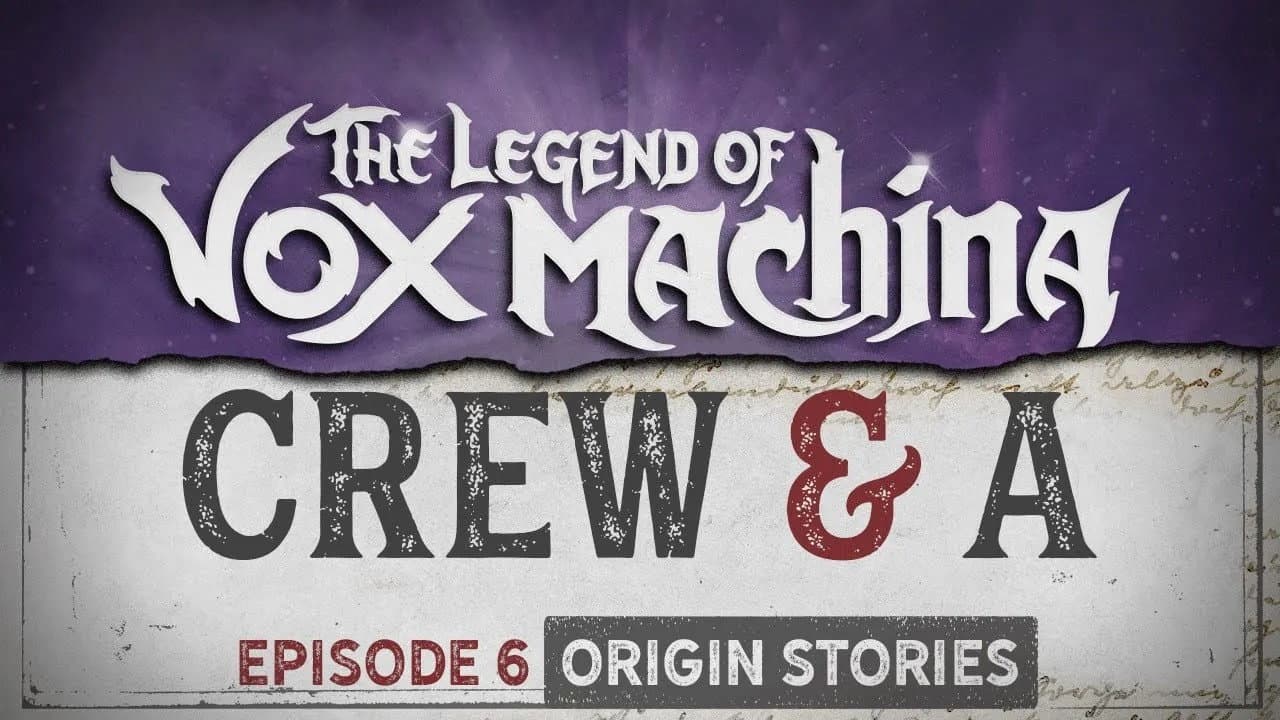 Still from Crew & A Episode 6: Origin Stories
