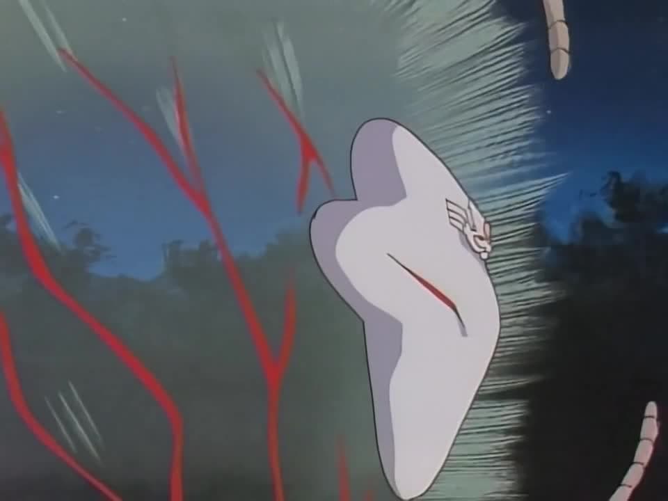Still from Hirumaki's scheme. The shadow of death creeps