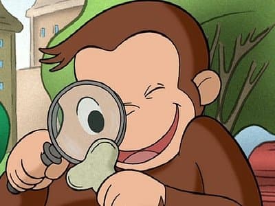 Still from Curious George and the Missing Piece