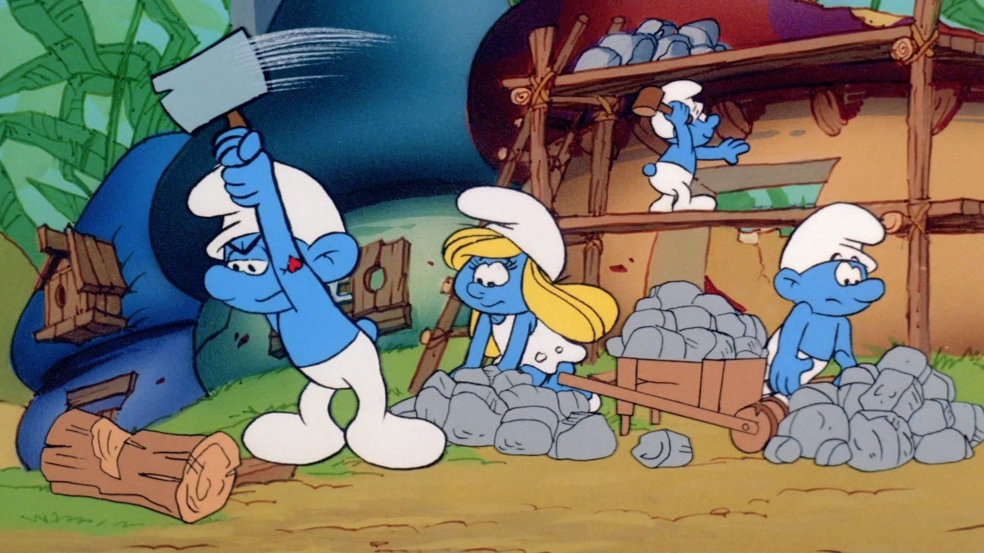 Still from Revenge of the Smurfs