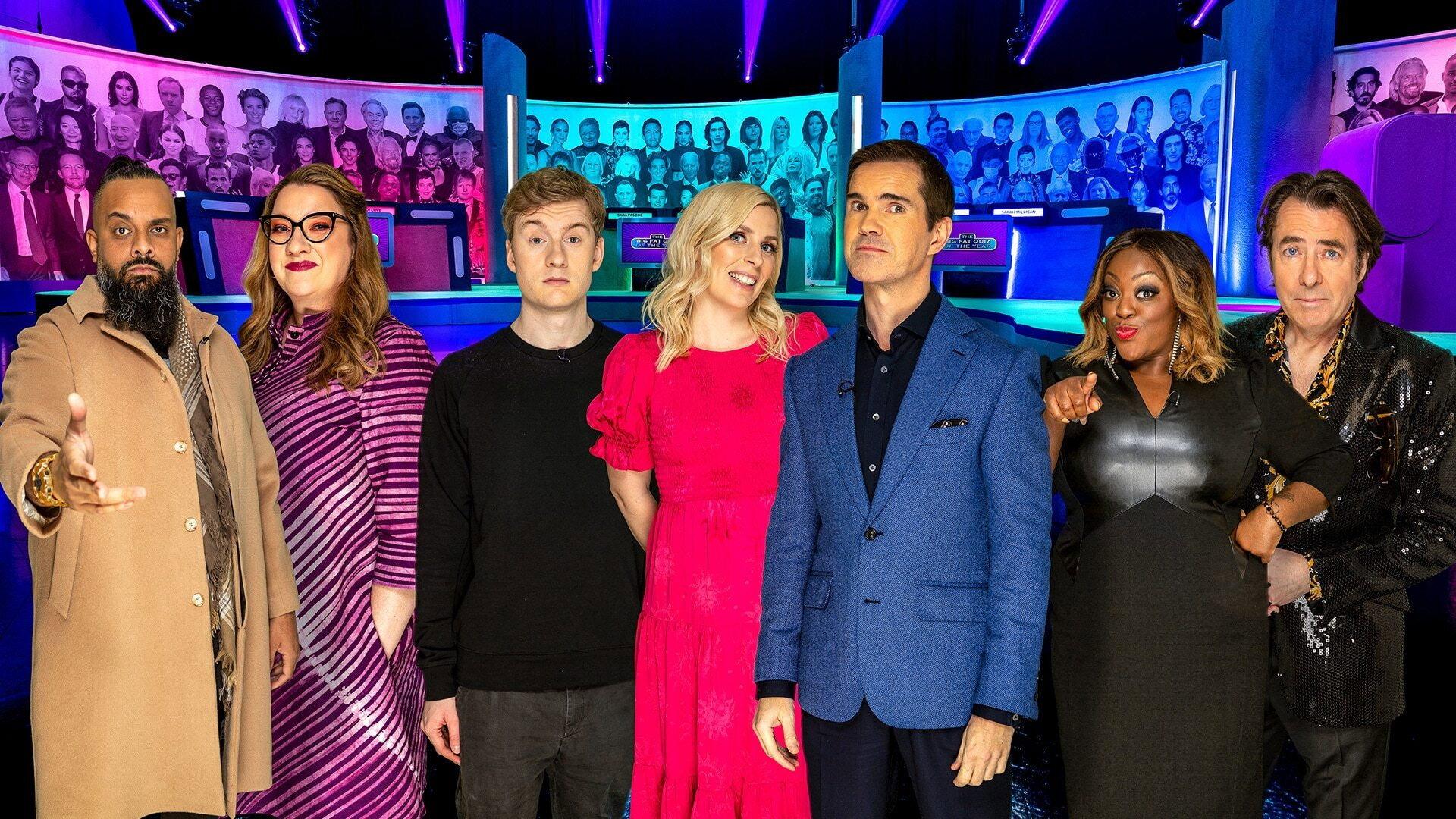 Still from The Big Fat Quiz of the Year 2021