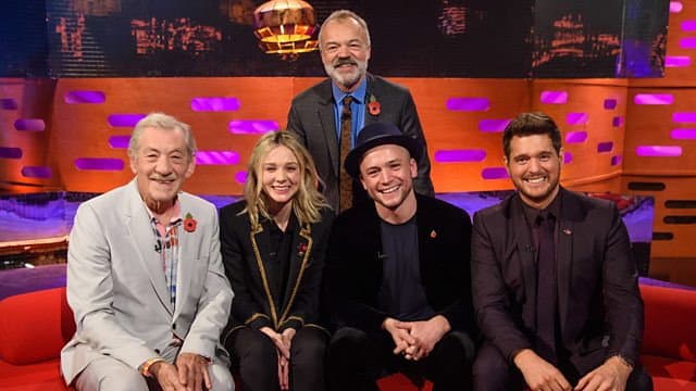 Still from Ian McKellen, Carey Mulligan, Taron Egerton, Michael Bublé