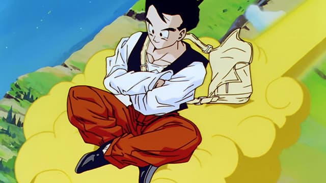 Still from Seven Years Later! Starting Today, Gohan Is a High School Student