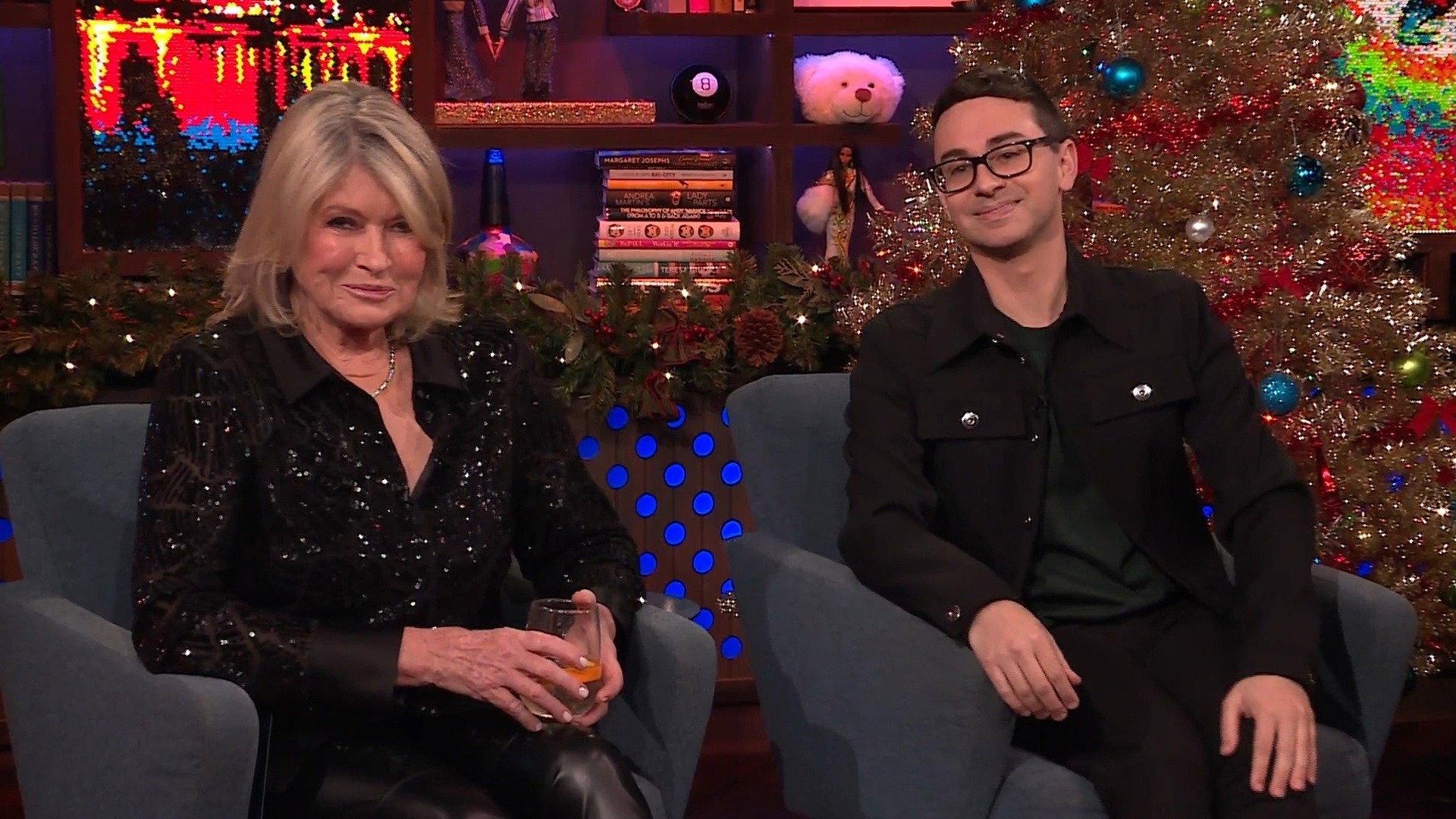 Still from Martha Stewart and Christian Siriano