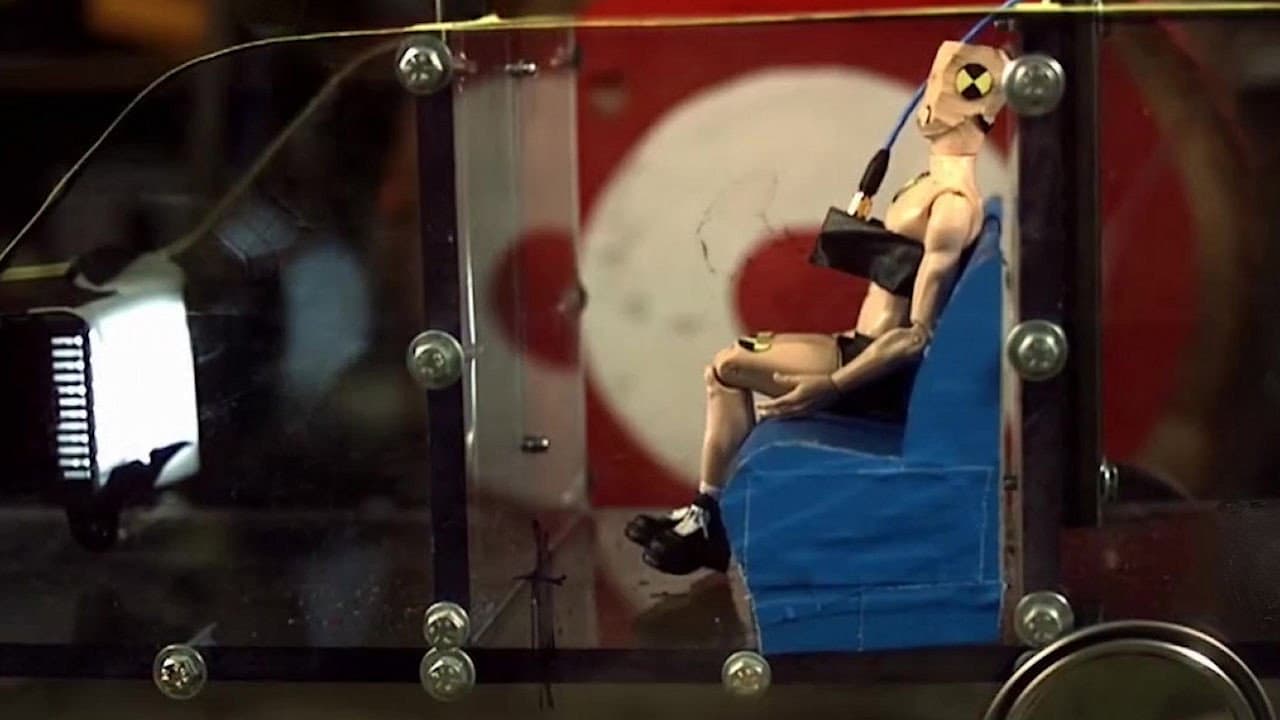 Still from Hypermiling/Crash Cushions