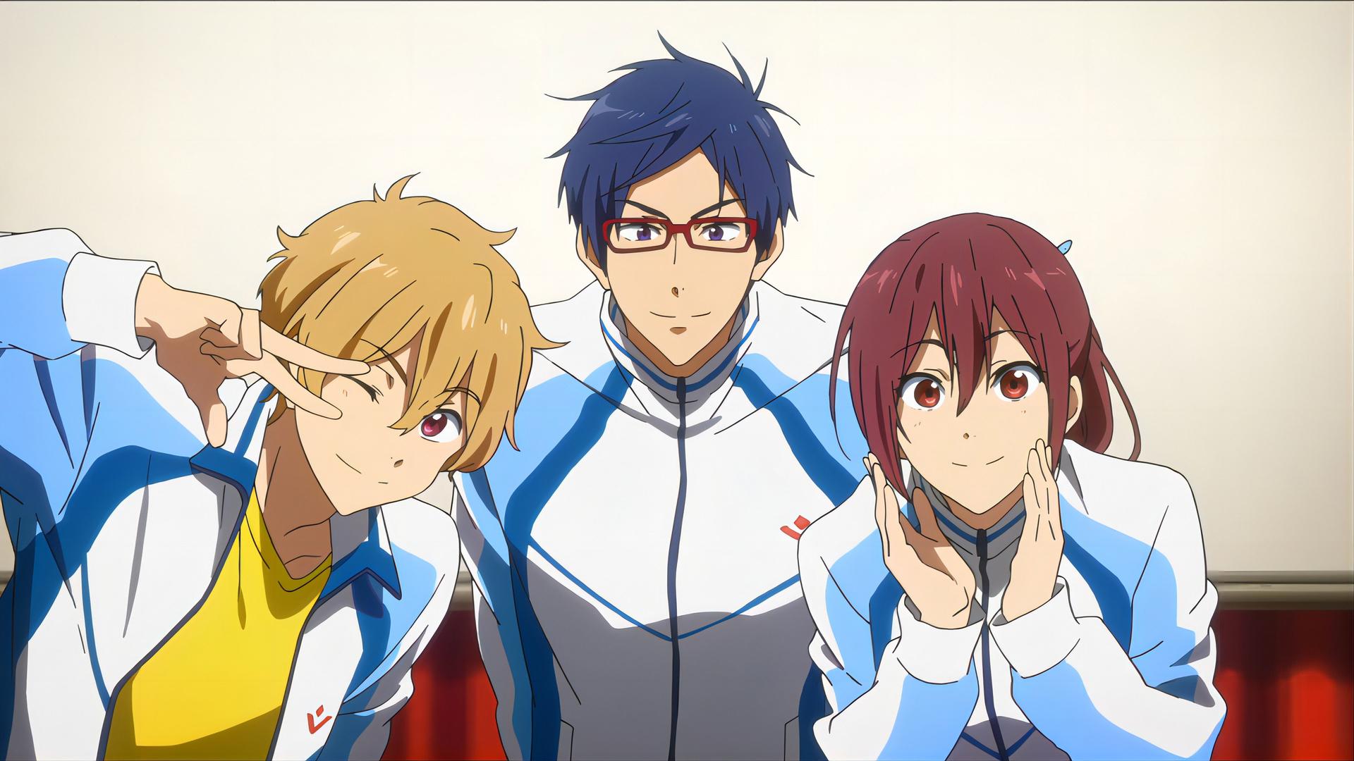 Still from FrFr! 6: The Iwatobi Clan!